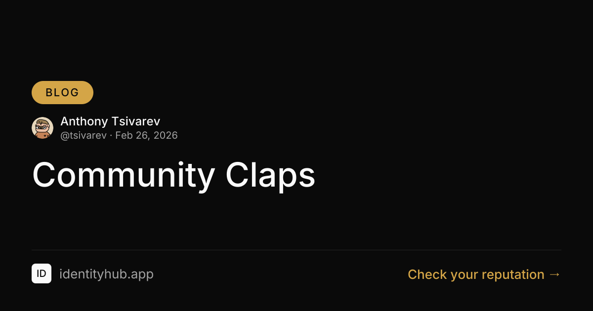 Community Claps